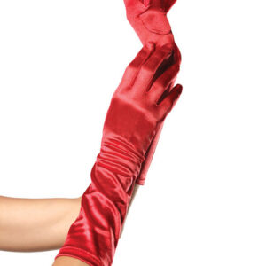 Guanti Sexy Elbow Rosso